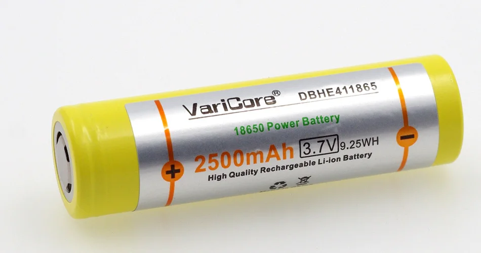 4 pcs. VariCore New original 3.7V 18650 HE4 2500mah powr 30A  discharge Electronic special lithium Rechargeable Batteries