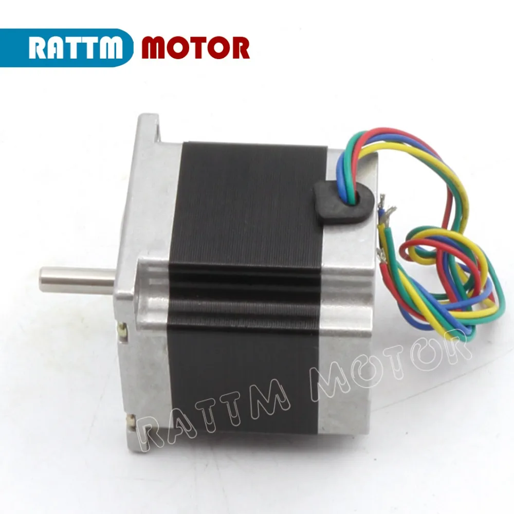 Nema23 silnik krokowy 56mm 4 przewód kabel 165 uncji 110 Ncm 2.5A 23HS6403 tokarka CNC drukarka 3D