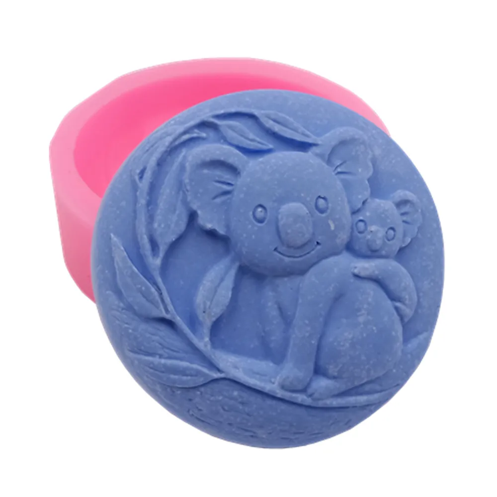 Koala Design Silicone Soap Mold Decorative Cake Molds Fragrance Wax Crafts Aromatherapy Gypsum Mold