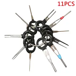 11-Pcs Automotive Plug Terminal Removal Car Mechanical Testers Key Pin Connectors Extractor Tools Kit Needle Retractor Set