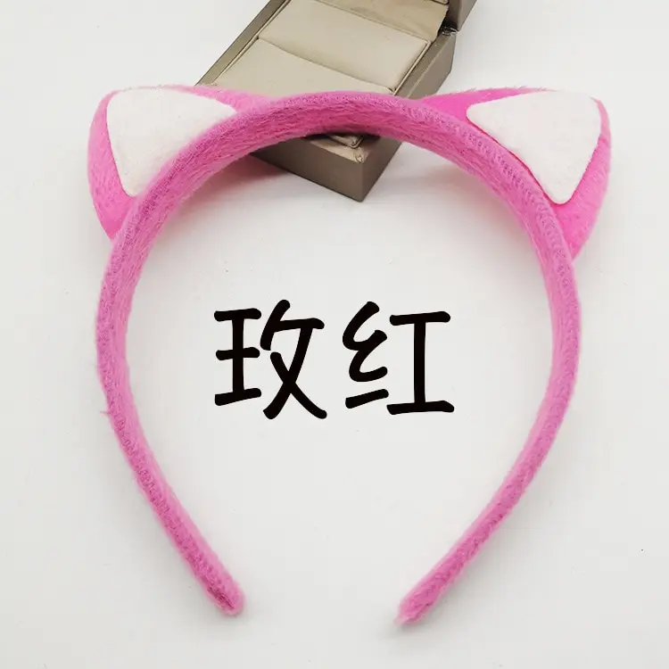 1PC Women Girls Hair Hoop  Cat Ear Headband Hairband Costume Party Hair Band Accessories