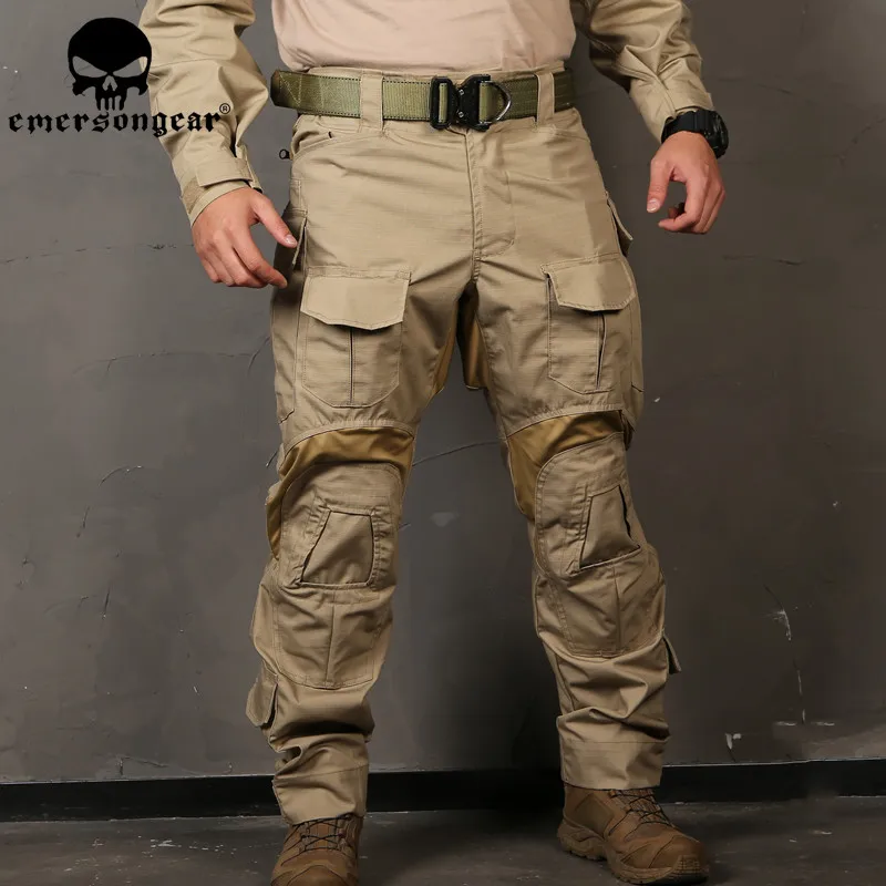 Imagem -02 - Multicam Caça Airsoft Combate Calças para Homens Camuflagem Caça Calças Emersongear-g3