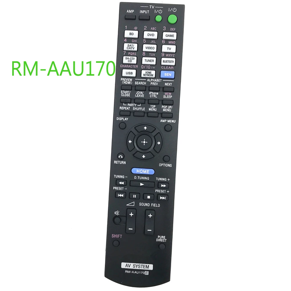 

New Replace RM-AAU170 Fit RM-AAU169 STR-DN840 STRDN840 For SONY AV System Remote Control Home Theater System Controller