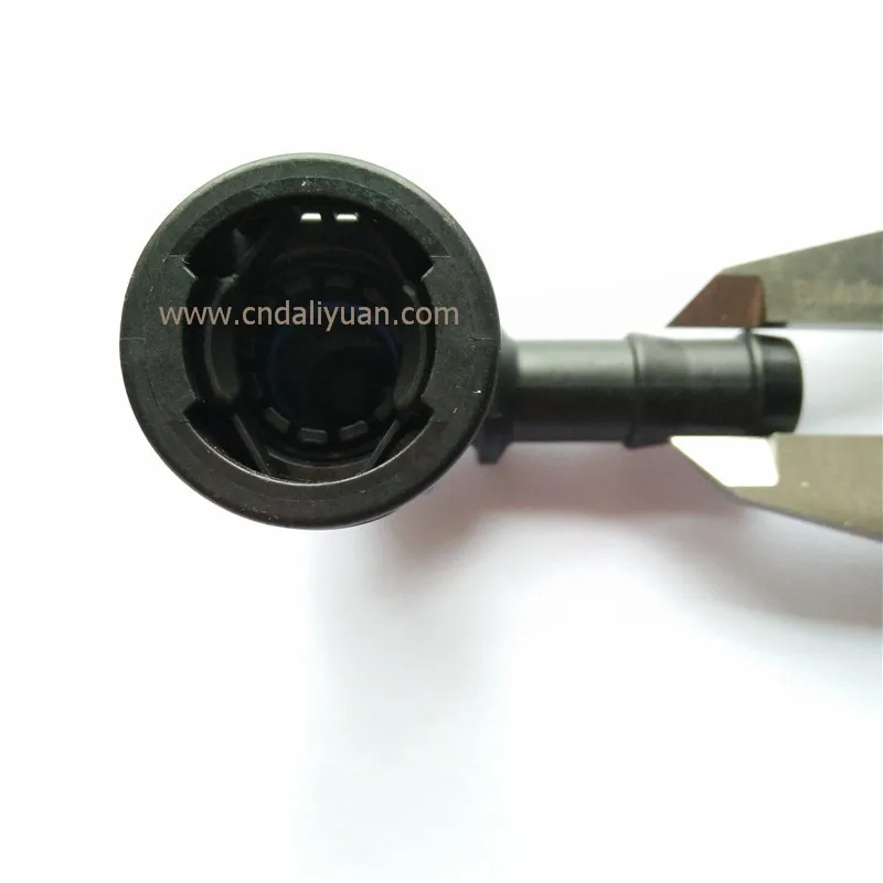 A ABSOPRO 9.89mm SAE Naar 10.5mm Rechte Auto Brandstofslang Ontkoppelconnector 2 Set