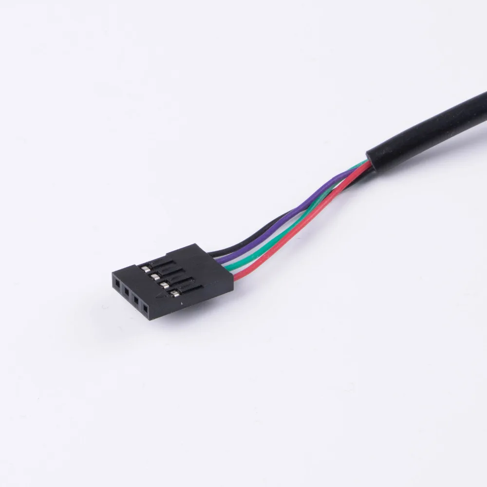 RJ11 6p4c Female to DP 4P Male Telephone Panel Mount Lan Network Ethernet Extension Cable 15cm