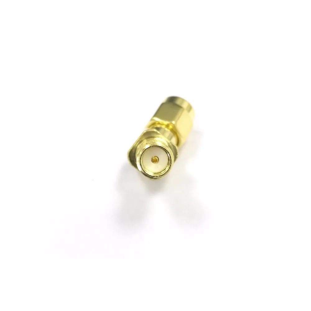 

1pc SMA female jack to SMA male plug RF coaxial adapter 135 degree bevel angle