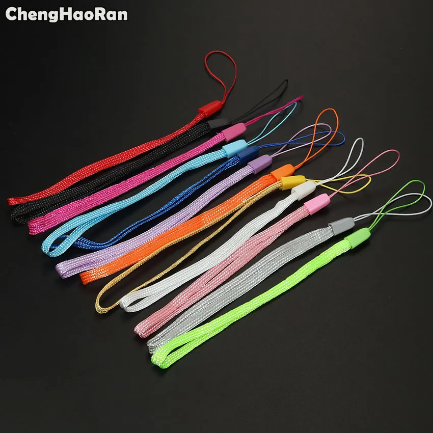 ChengHaoRan 12pcs/lot 12Colors Avaible Braided Lariat Lanyard Wrist Hand Rope For GBA GBA SP GB GBC GBM GBP Hand Strap