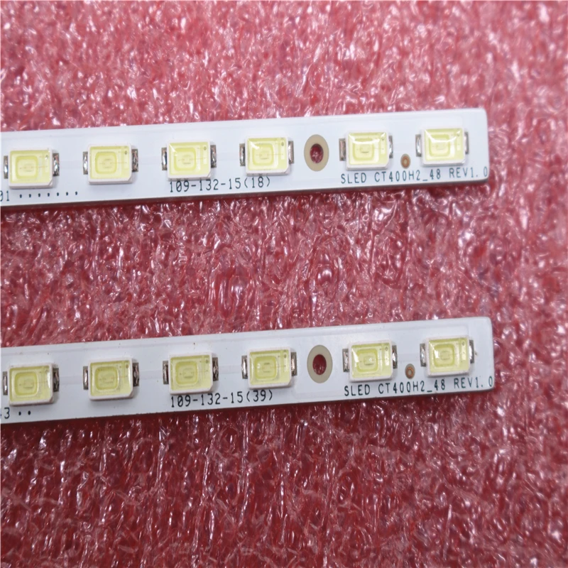 FOR TCL L40P21FBD Article lamp G40V40043112002 CT400H2-48 REV1.0 2piece=48LED 458MM