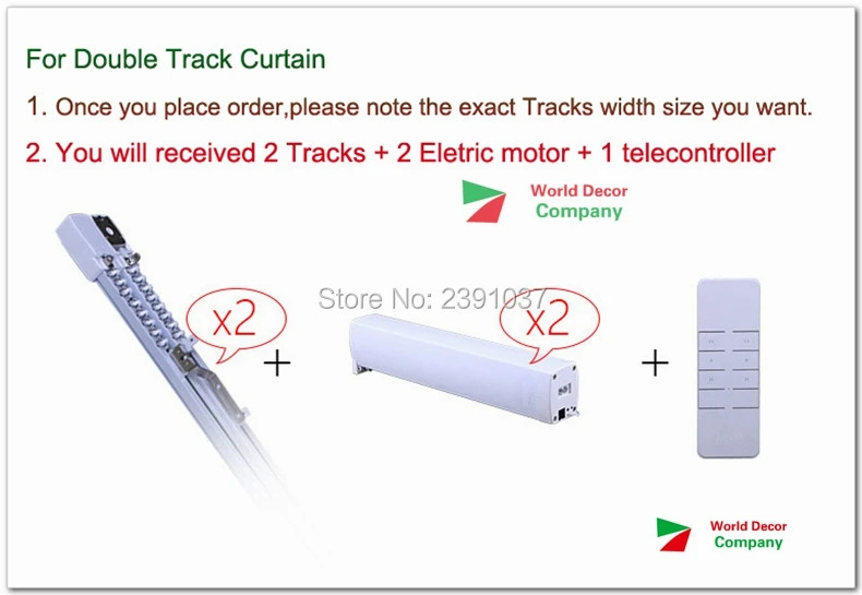 SILENT-Double Curtain Track, Smart Home usato tenda motorizzata, nuovissima, DOOYA Motor DT82TN tende per soggiorno