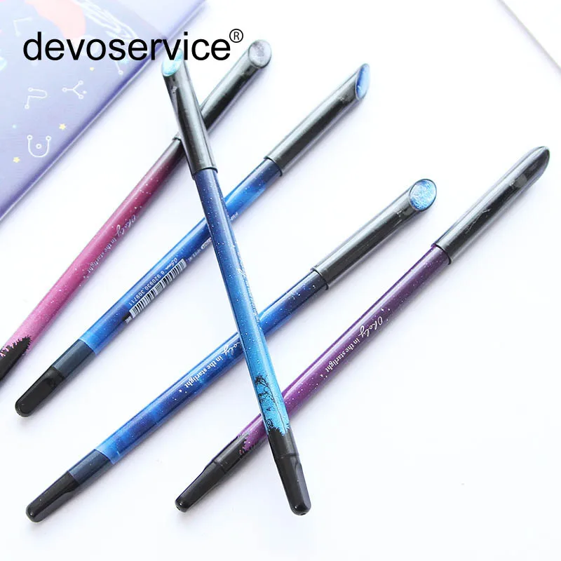 12PCS Creative 12 Constellation Gel pen 0.5mm Black Star Black pen Stationery Office School Supplies Stationer Office Pen