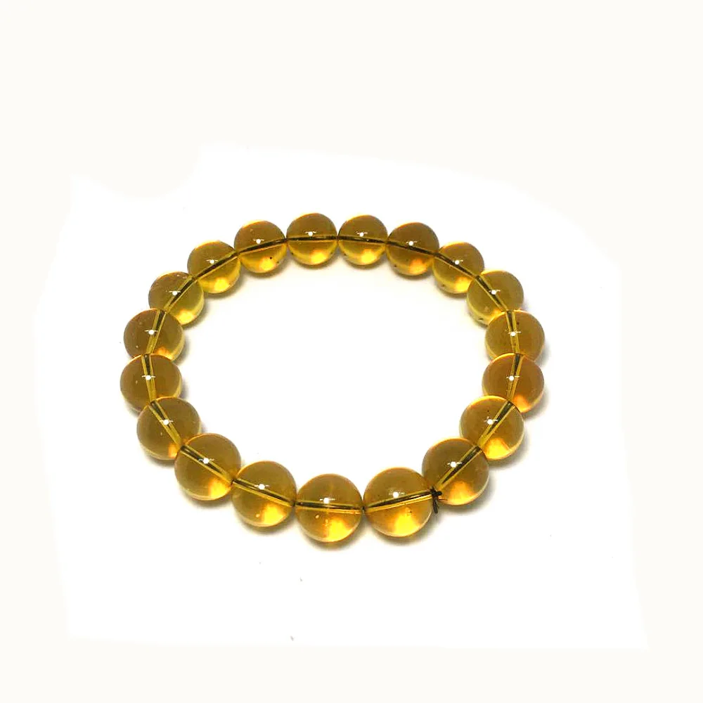 100% natural amber 10mm beads Organic gemstonelue blue amber men&women jewelry bracelet jewelry Dominica 2A+ Free Shipping