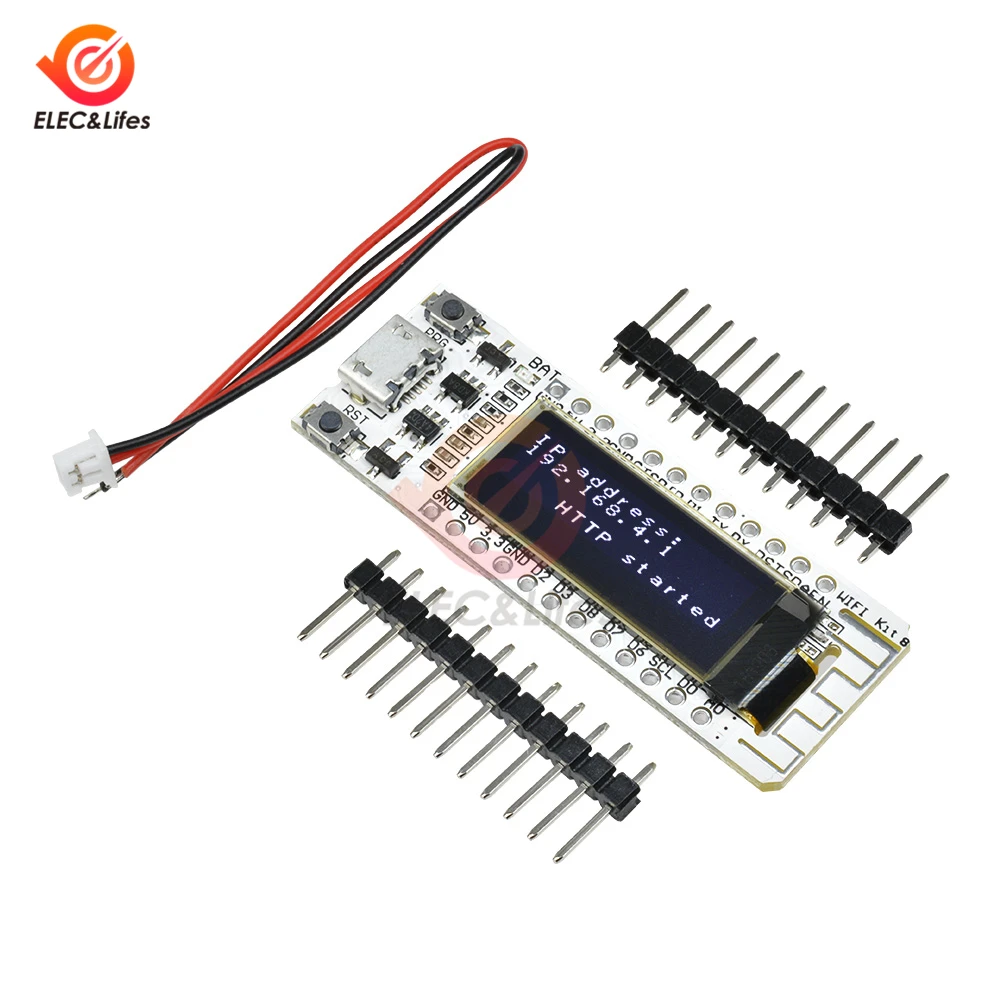 ESP8266 WIFI عدة وحدة 0.91 ''شاشة OLED الرقمية Wifi NodeMCU CP2014 USB إلى لوحة تطوير فلاش تسلسلية 32Mb لاردوينو