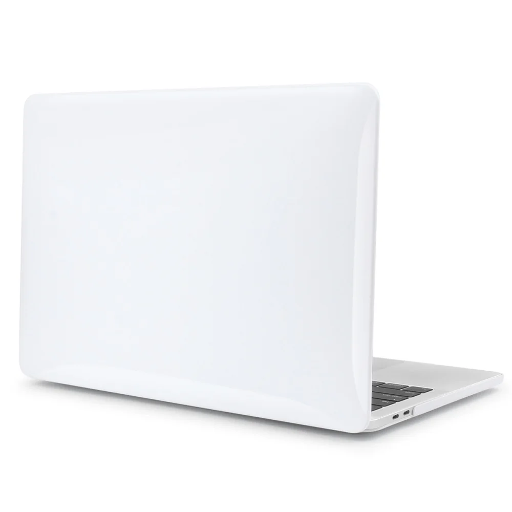 Crystal White Case Cover for MacBook Pro Retina 12 13.3 15 inch 2020 A2338 Touch Bar/Air 11