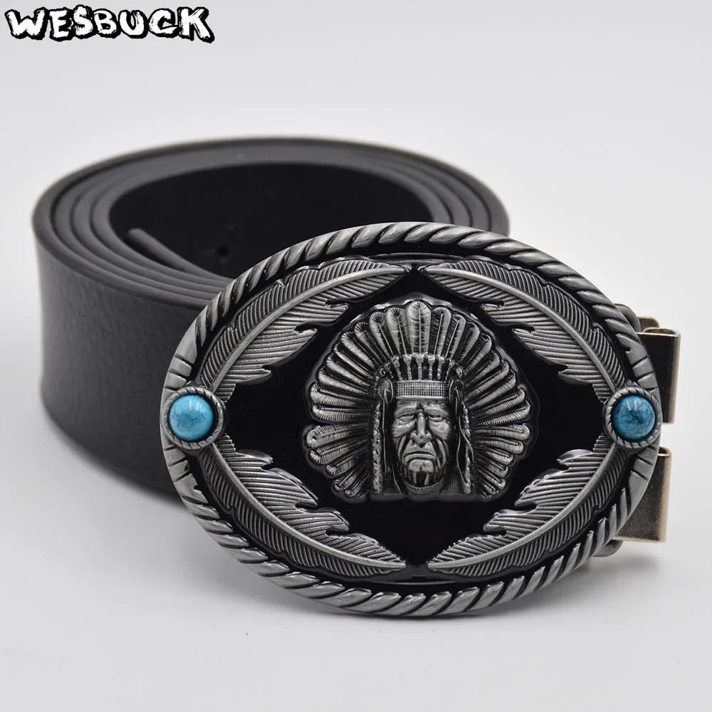 

5 PCS MOQ WesBuck Brand Indian Belt Buckles for Men Women Cool Buckles