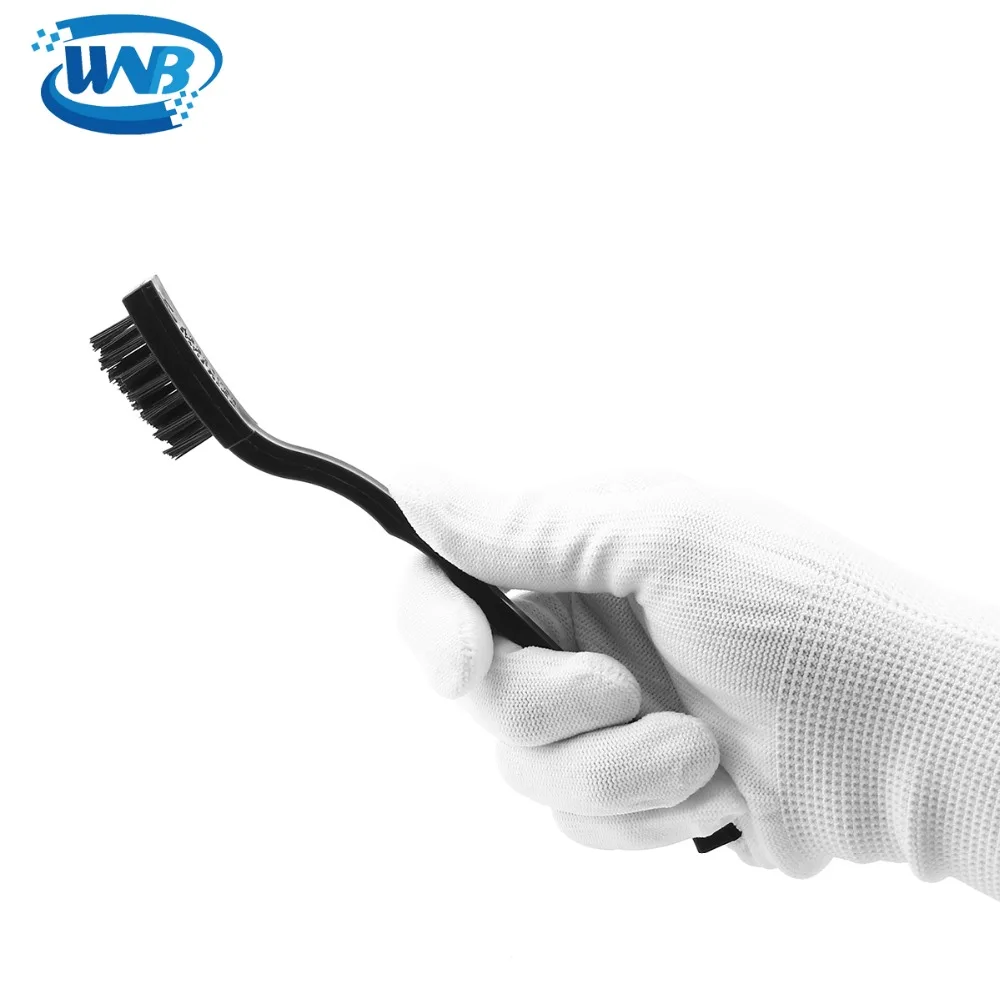 Wnb Zwart Antislip Handvat Pcb Rework Esd Anti-Statische Stof Borstel Telefoon Tablet Laptop Bga Moederbord Cleaning borstel Reparatie Tool