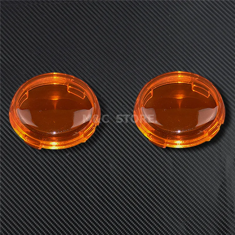 Motorcycle Turn Signal Light Lens Indicator Cover For Harley Dyna Softail Touring Electra Glide Road King Sportster XL 883 1200