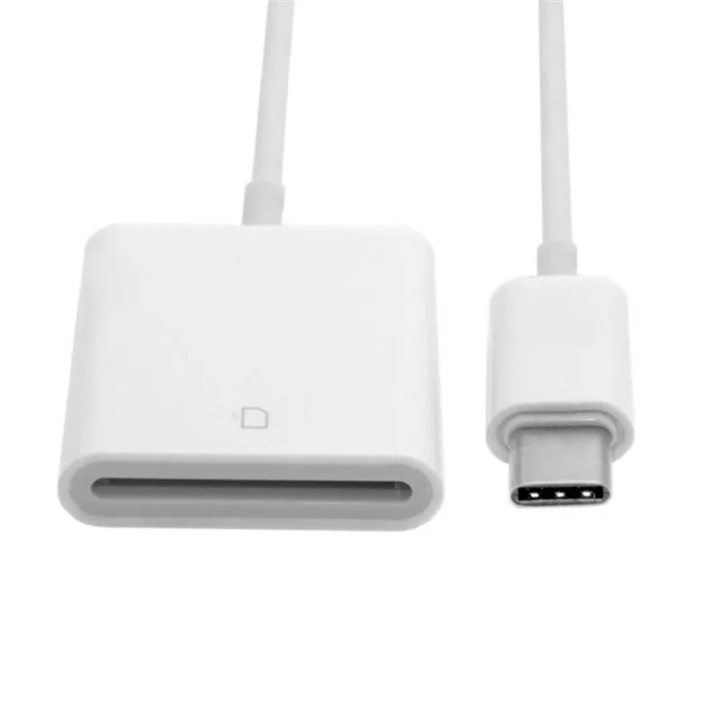 Kabel adaptor pembaca kartu portabel, USB 3.1 Tipe C USB-C ke SD SDXC untuk ponsel Tablet