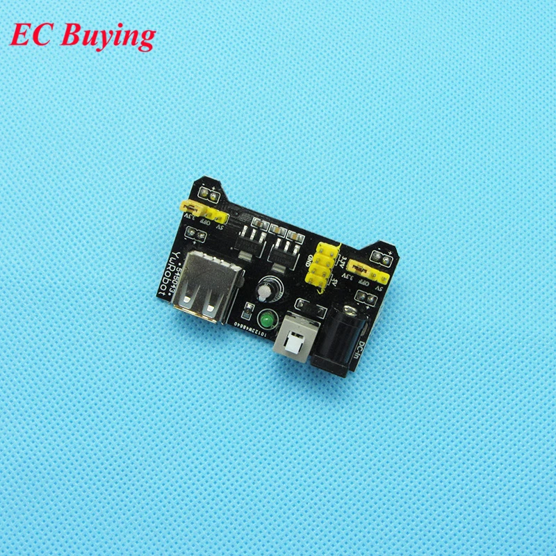 MB102 Breadboard 3.3V/5V Power Supply Module +MB-102 830 Point Solderless Prototype Bread Board kit +65 Flexible Jumper Wires
