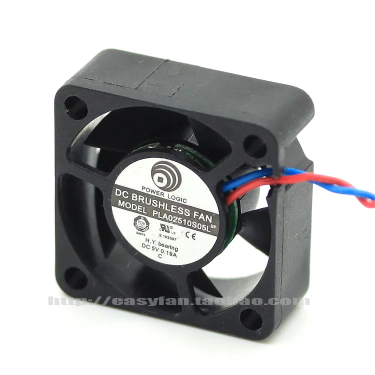 

NEW POWER LOGIC PLA02510S05L 2.5CM 2510 5V 0.19A cooling fan