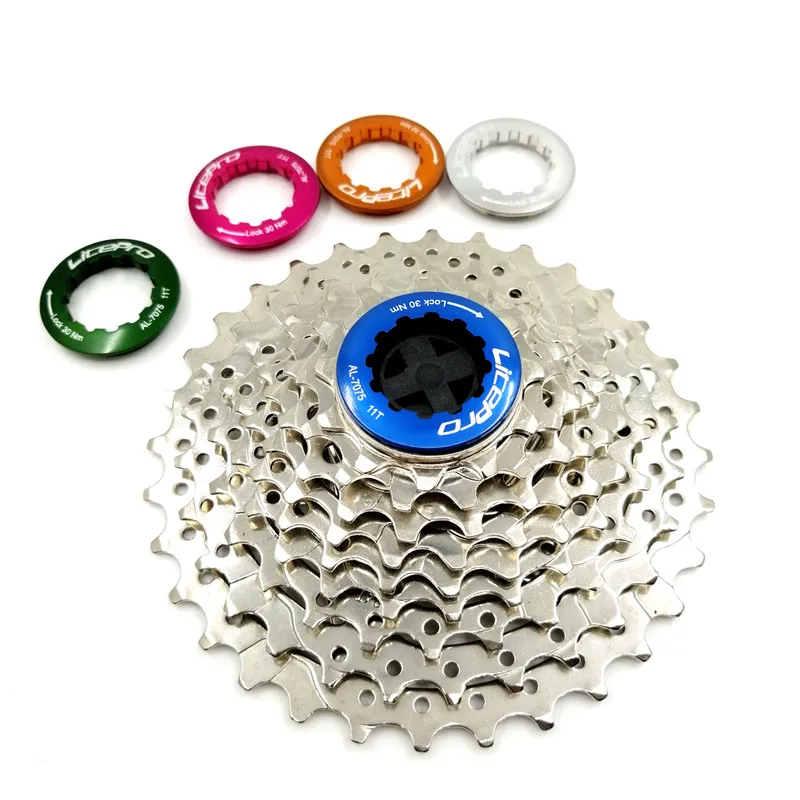 LITEPRO Cassette Freewheel Lock Caps 11T Flywheel Cover Aluminum Alloy 7075 Mountain Bike Road Folding Bicycle Freewheel Part