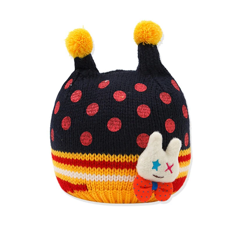 Colorful Baby Hats Cute Rabbit Ear Cap Blocked Shots Cozy Material Suitable 6Months-5 Years Baby Children's Clothing