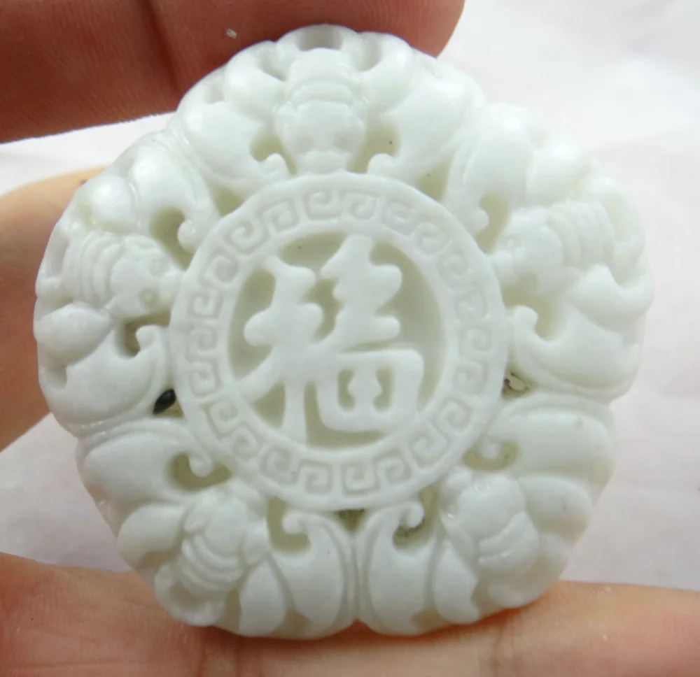 50*50Wholesale natural Chinese Liantian stone hand-carved statue of Buddha amulet pendant necklace Jewelry Making