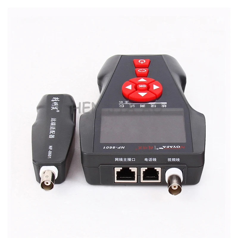 Probador de cable completamente funcional, probador de longitud de punto de interrupción, 3,7 V, NF-8601, versión en inglés, LCD, buscador de función completa, 1 ud.
