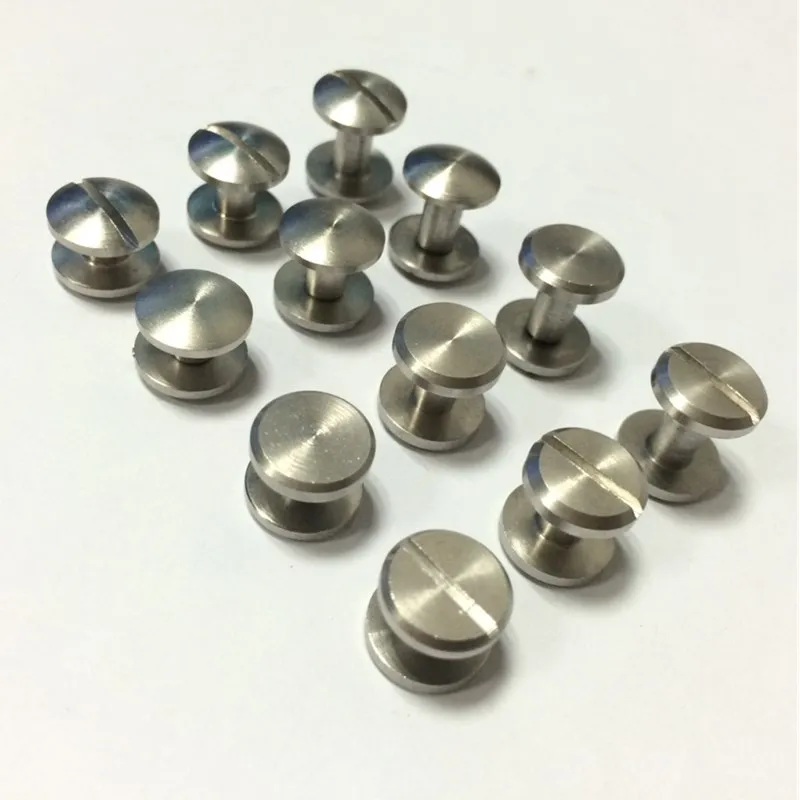 20 Pieces 316Stainless Steel Screw Belt diy leather Craft making Rusty Proof Metal Screw Rivet Not Rusty In Seawater