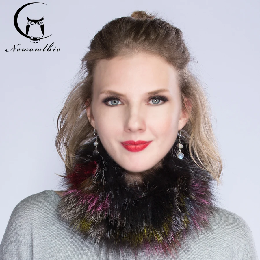 

Latest Fox Hair Neck cover For Women Fashion Style Keep Warm Luxury Multicolor neck cover winter 3 Style Available