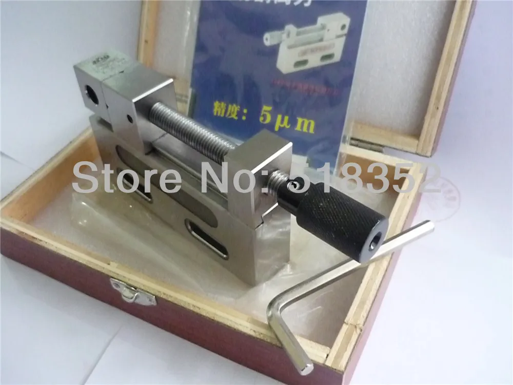 Precision Wire Cutting EDM Vise in Stainless, Accuracy Grade 0.005mm, Wire Cut EDM Jig Tools