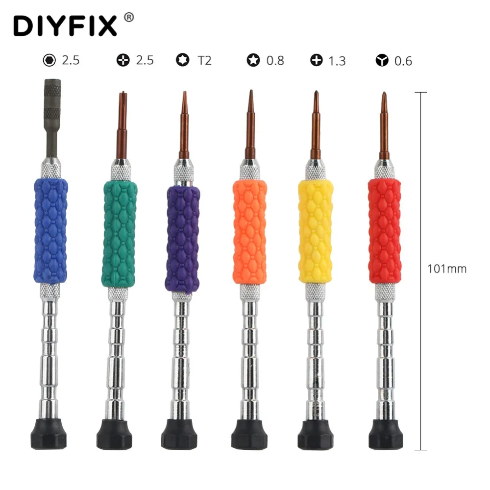 

DIYFIX 12 in 1 Phone Repair Tools Set for iPhone 5s 6s 7 8 X Magnetic Precision Screwdriver Set Opening Sucker Plastic Spudger