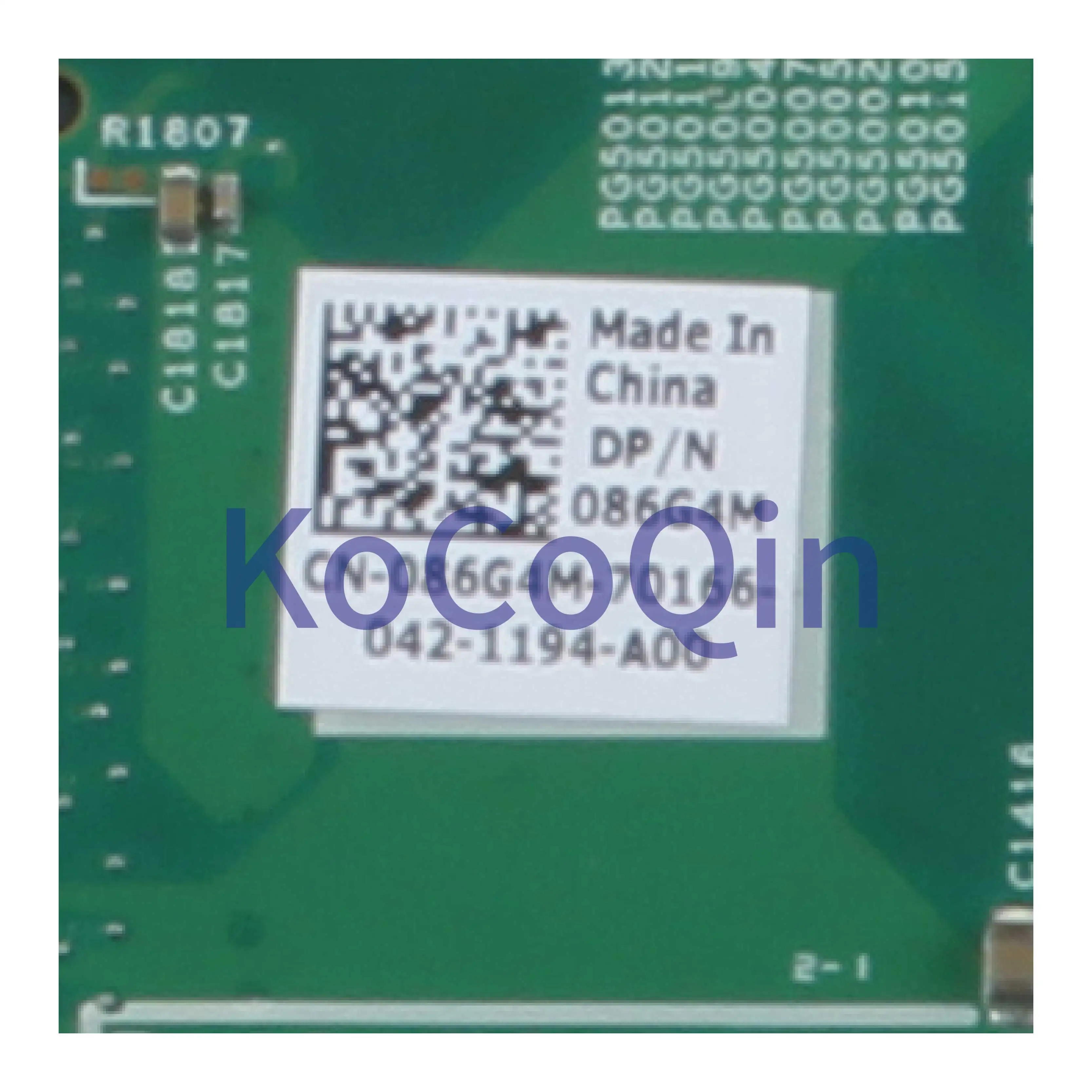 Imagem -04 - Kocoqin-placa-mãe para Laptop para Dell Inspiron N4020 Drive 086g4m 20041 48.4ek06. 011 Gm45