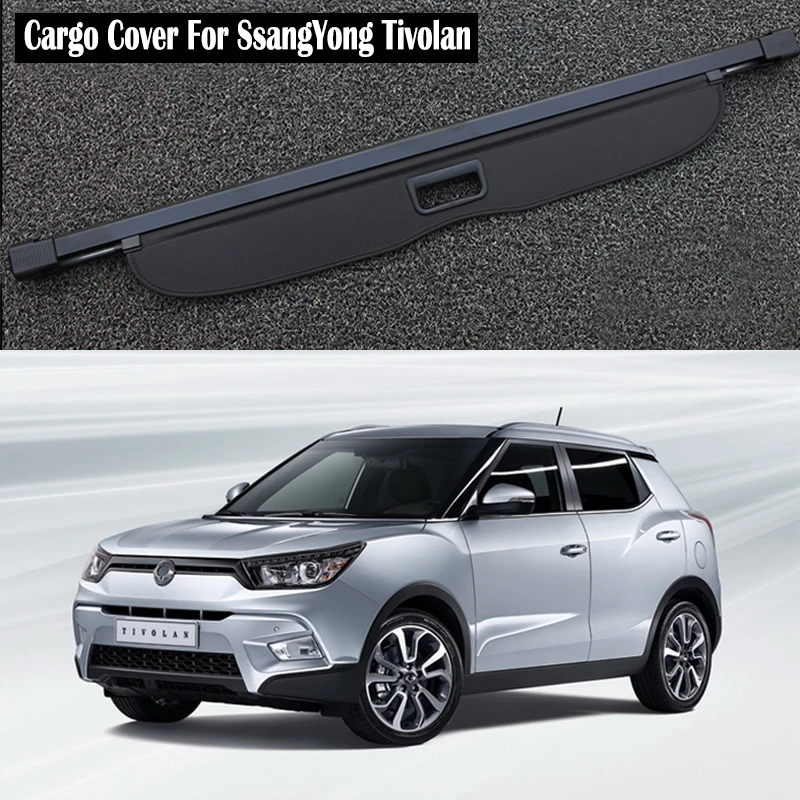 

Rear Cargo Cover For SsangYong Tivolan Tivoli 2015 2016 2017 2018 2019 privacy Trunk Screen Security Shield shade Accessories