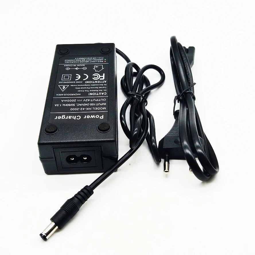 Liitokala 36V 2A /3A battery charger Output 42V 2A/3A Charger Input 100-240 VAC Lithium Li-ion Charger For 10S 36V