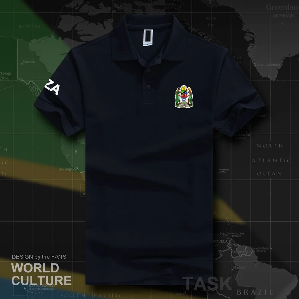 Tanzania Tanzanian TZA Swahili TZ polo shirts men short sleeve white brands printed for country 2018 cotton nation team flag 20