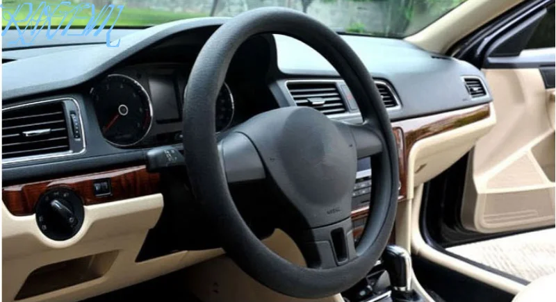 Soft Silicone Steering Wheel Cover Skidproof Odorless Eco Friendly For Fiat Panda Bravo Punto Linea Croma 500 595
