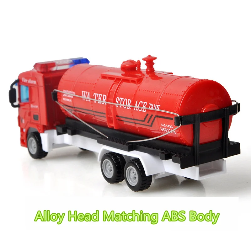 DIY Children's 1:52 Alloy Die Casting Inertial Return Fire Helicopter Rescue Simulation Model Rotary Toy Collection Gift Set