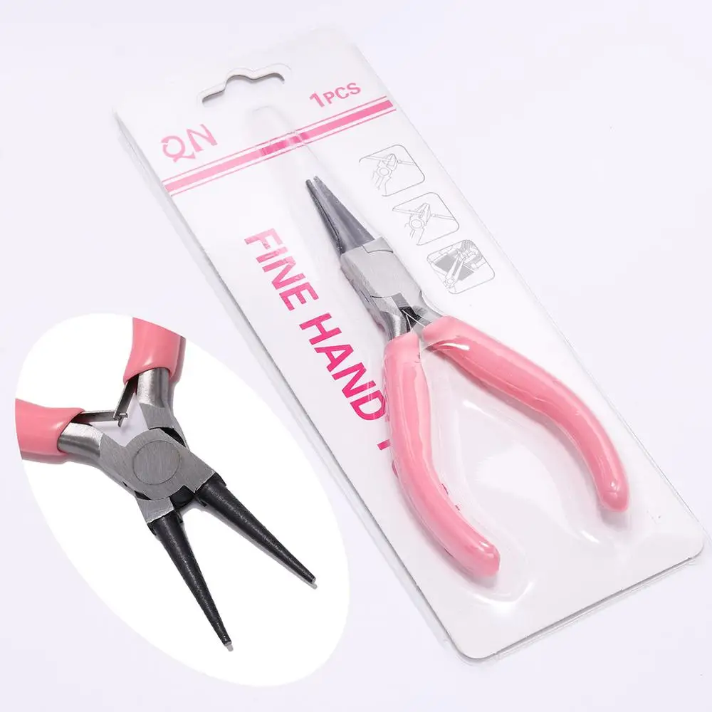 Alicate de fio de corte de extremidade rosa, equipamento multifuncional, ferramentas manuais, alicate de joias, reparo de miçangas, faça você mesmo, fabricação artesanal