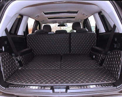 Good mats! Special trunk mats for Mercedes Benz GL 400 7seats X164 2012-2006 waterproof cargo liner for GL400 2008,Free shipping