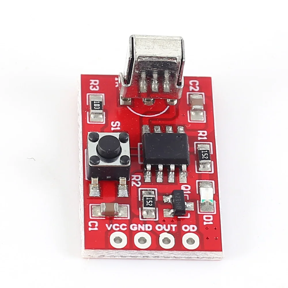 Módulo de placa receptor infravermelho sem fio com controle remoto, aprendendo kit DIY, DC 3V-5V, 5V, 1 canal