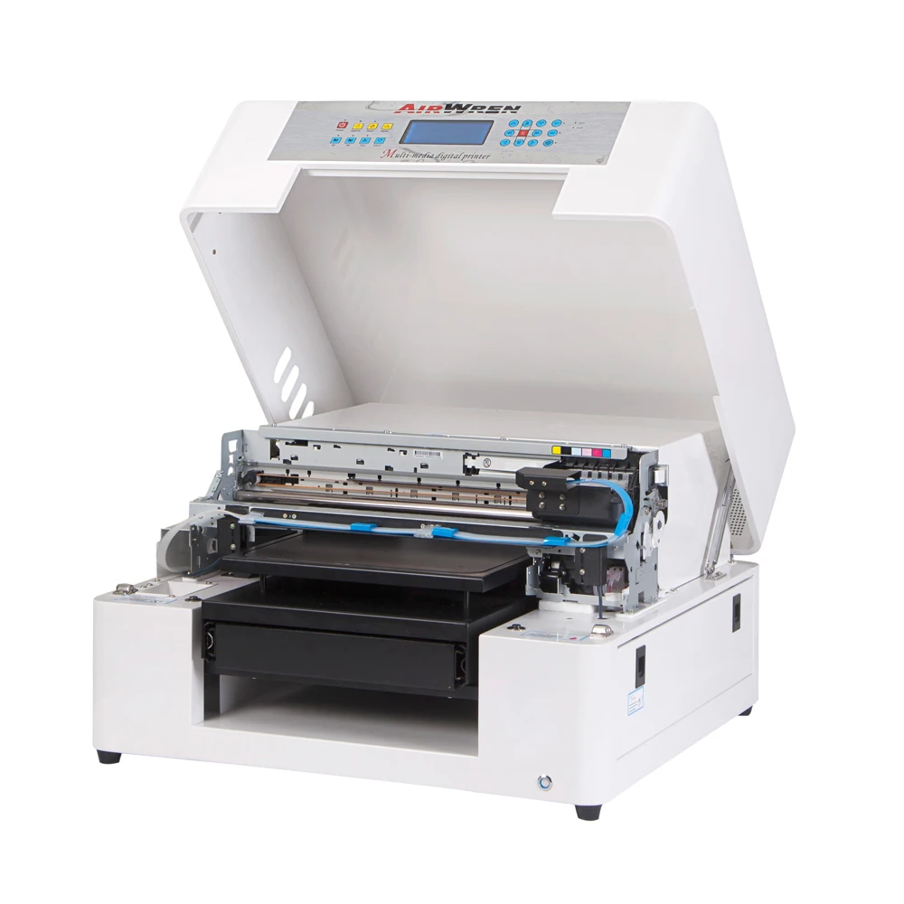 High Resolution A3 Size Inkjet DTG Printer for T-shirt Printing Machine with 6 Color for Dark and Light Color Clothes