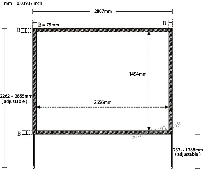 Wholesale Quick Install Rear Projection Screen 120inch 16:9 HDTV Projector Screens For Natural Clear Image