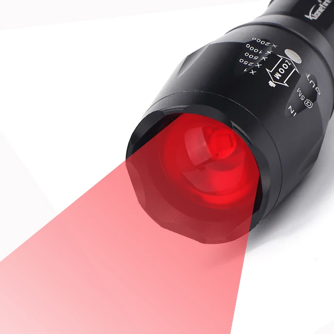 AloneFire E17 Accessories G700 Led Flashlight Red Green lens