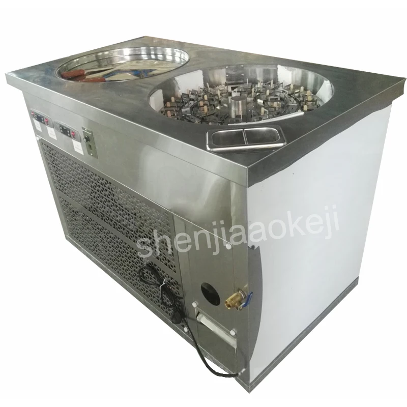 Commercial Manual ice machine with fry ice machine Handmade popsicle machine Rotary-type Milk Popsicles machine 220v 3200w 1pc