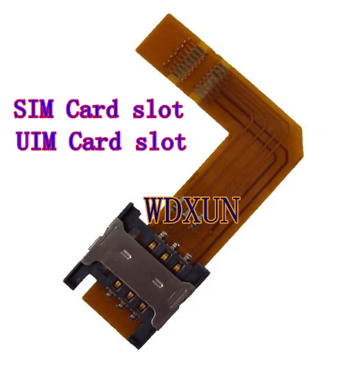 Free welding SIM card connector UIM card slot USIM expansion modules for mc8775 8781 em770 MC8790  EM770W EM820 3GModule PCIE