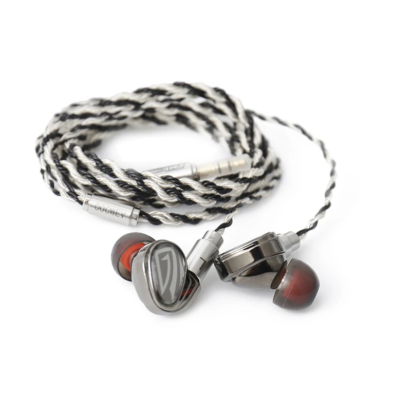 OSTRY KC07 Dual Unit Hybrid Technology 10mm CCAM Balance Armature  In-Ear Detachable Earphones