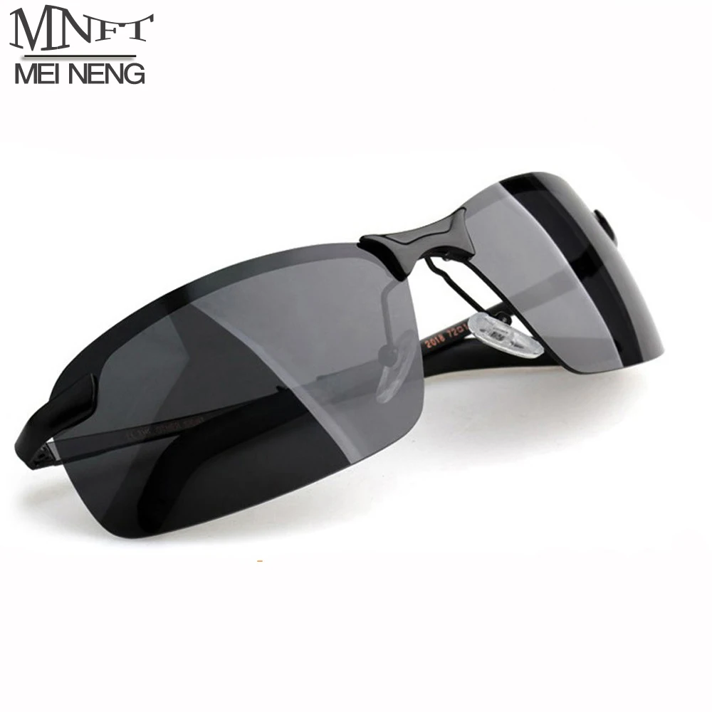 MNFT Men's Half Frame Fishing Sunglass Men's Outdoor Sports Polarized Fishing Tackle Glasses