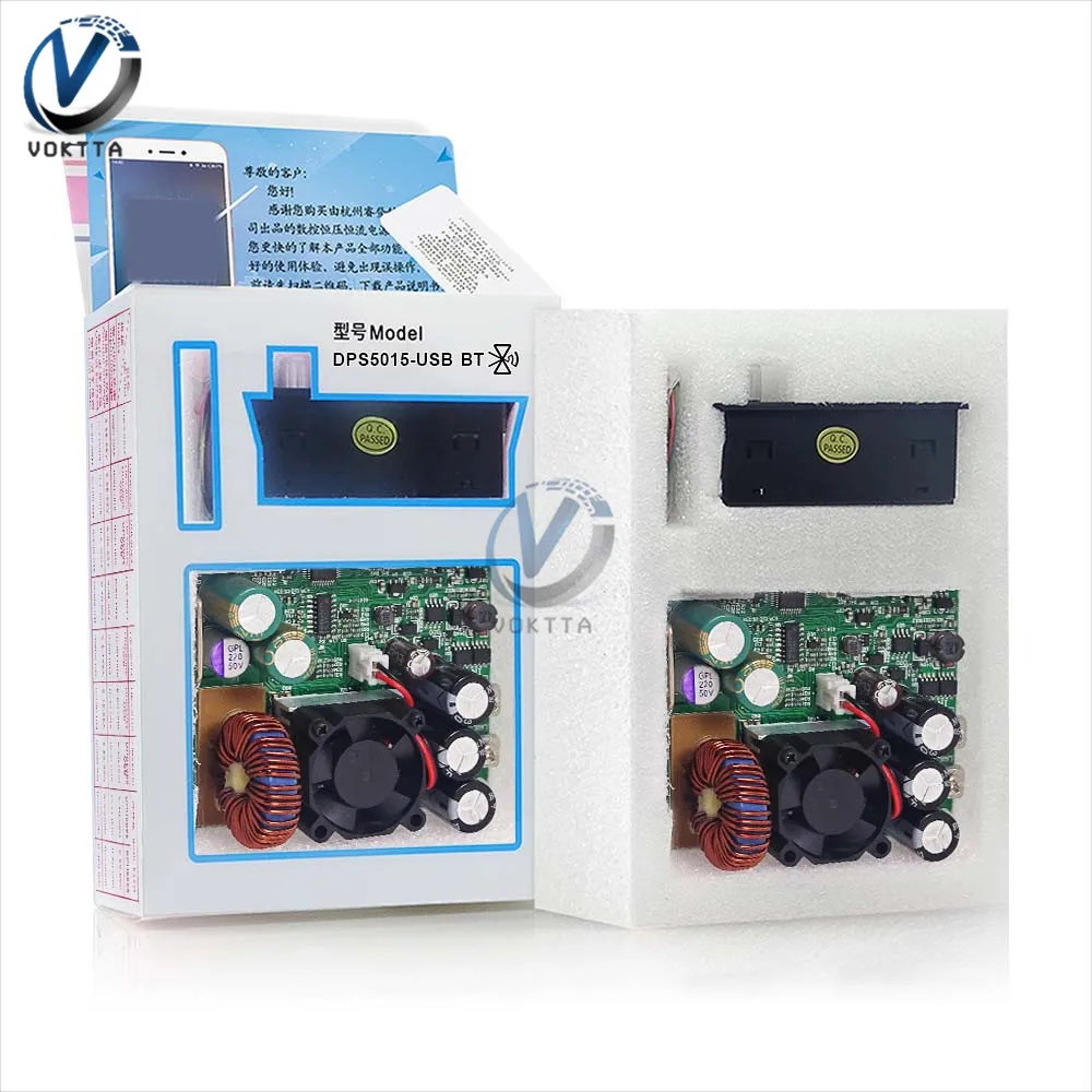 DPS5015 50V 15A Communication Constant Voltage Current DC Step-down Power Supply Module Buck Voltage Converter LCD Voltmeter