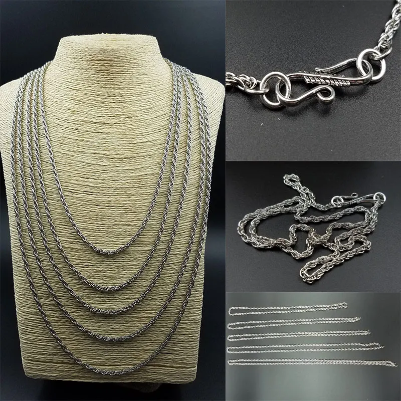 Men's Chain Necklace  Long Necklace  Wide Necklace for Men iron Link Chain Necklaces