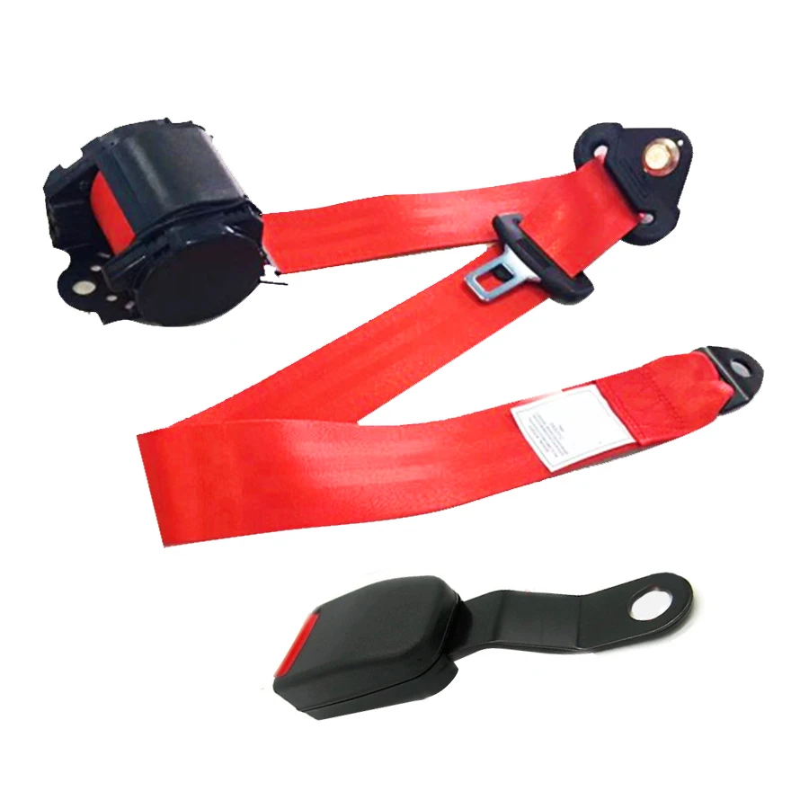 

Universal Red Car Seat Belts Safety Belt Extender Extension Buckle Adujstable Shoulder Seatbelt Fits Most Car Bus Truc